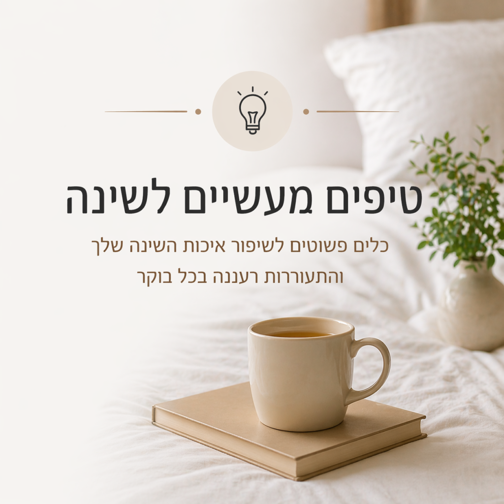 טיפים לשיפור שינה